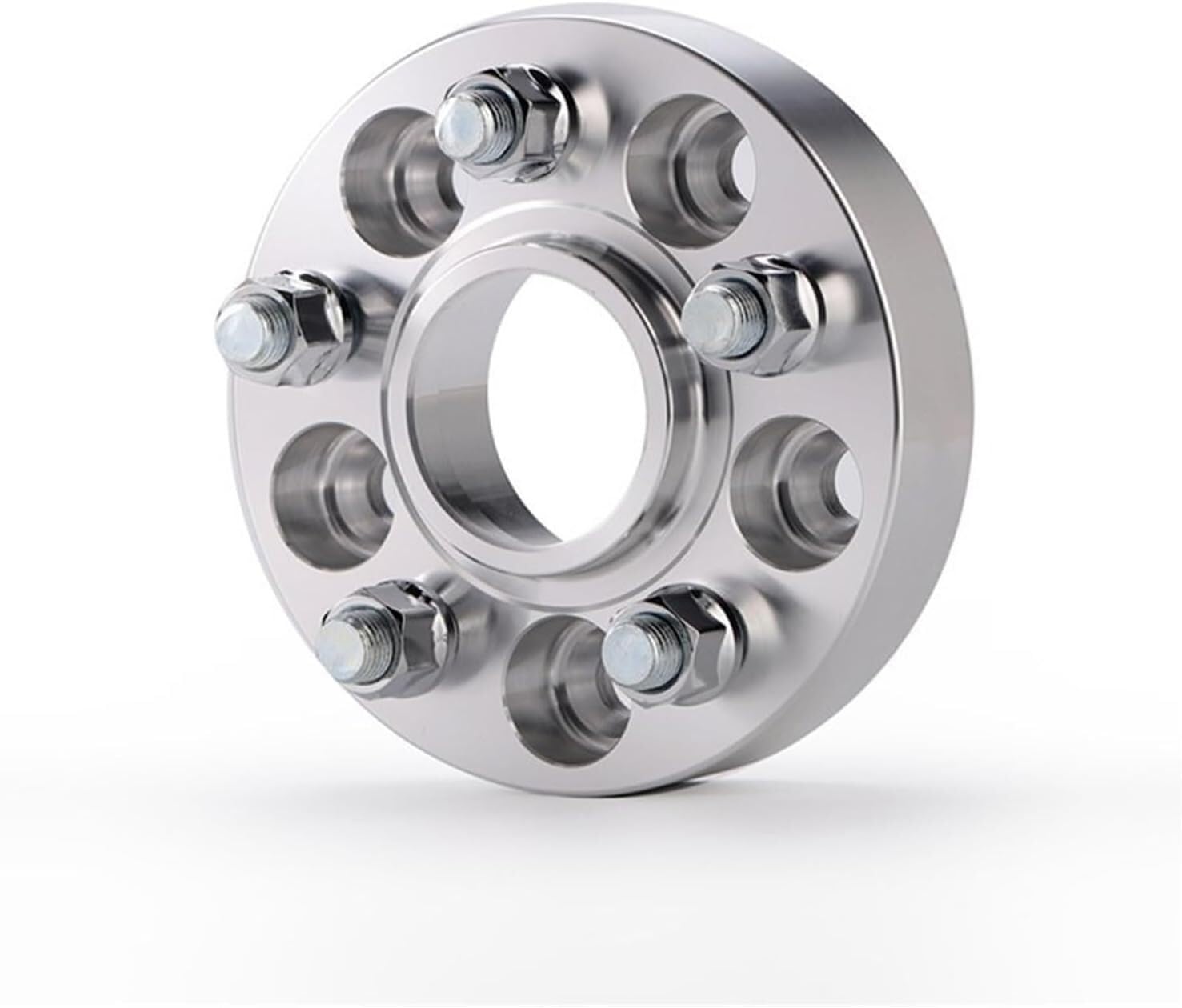 Radscheiben 2 stück (1 Paar) rad Spacer Adapter PCD 5x 114,3 CB 60,1mm Für Toyota Für Camry Für RAV4 Spurverbreiterungen(2silver Spacers 15mm) von WXSSH