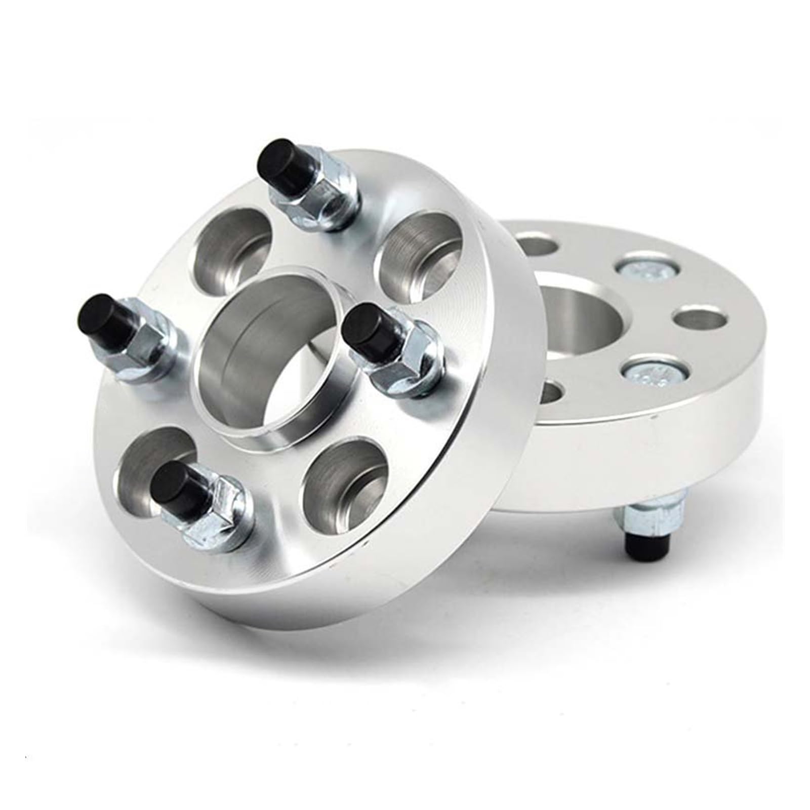 Radscheiben 2 stück 15/20/25/30/35/40/60mm PCD 4x 100 Zentrum Bohrung 60,1mm Spurverbreiterung Adapter Flang 4 Lug Anzug Universal Auto M12XP 1,5 12xP 1,25(15mm P12x1.5 Silver) von WXSSH
