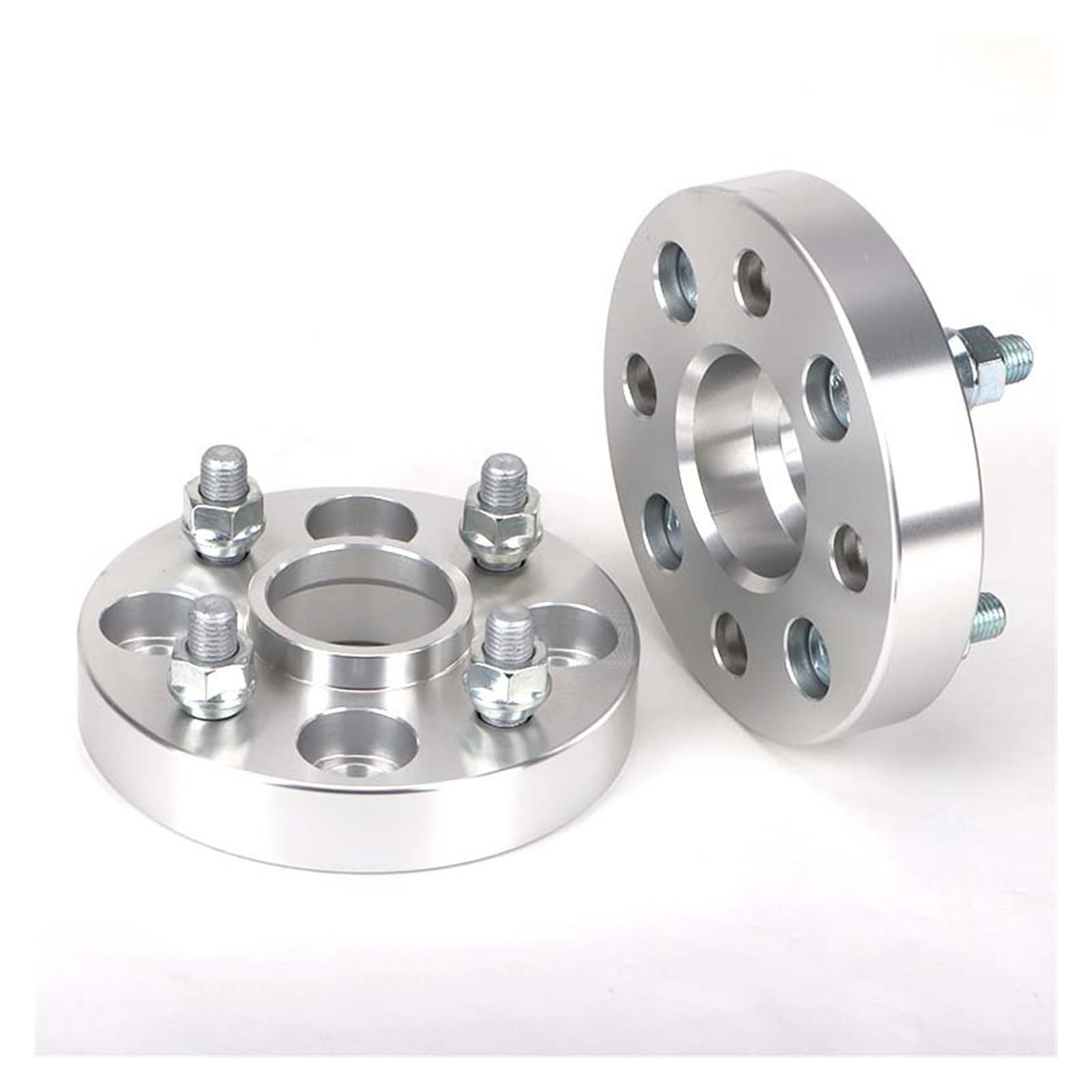 Radscheiben 2 stück 15/20/25/30/35/40/60mm PCD 4x 100 Zentrum Bohrung 60,1mm Spurverbreiterung Adapter Flang 4 Lug Anzug Universal Auto M12XP 1,5 12xP 1,25(25mm P12x1.25 Silver) von WXSSH