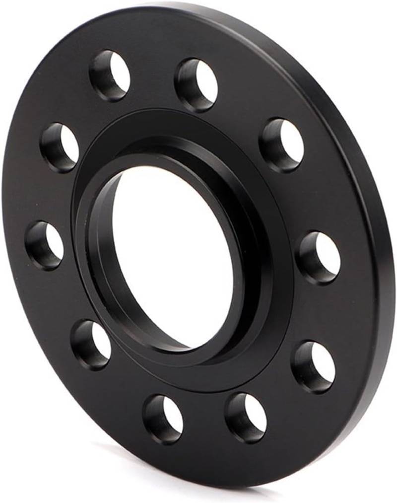 Radscheiben 2 stück 15/20mm Spurverbreiterungen Adapter PCD 5x110 CB: 65,1mm Für Alfa Für Romeo Für Stelvio Für Giulia Für Brera Für Spider 159 8C(2pcs 12mm Black) von WXSSH