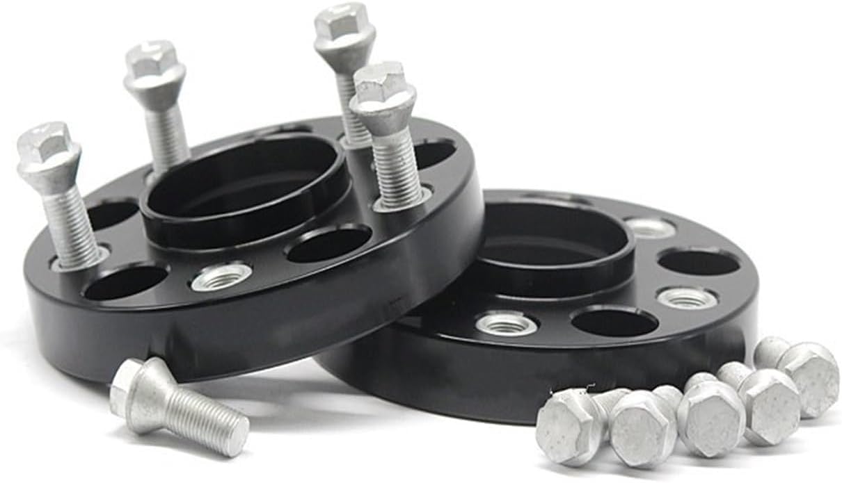 Radscheiben 2 stück 25/30/35/40mm Spurverbreiterungen Adapter PCD 5x130 CB 71,6mm Für VW für Touareg 2002-2018 Spurverbreiterungen(2pcs 25mm Spacers) von WXSSH