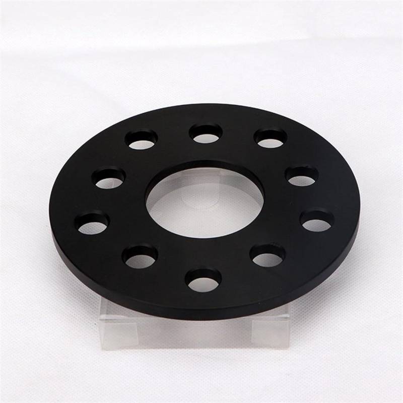 Radscheiben 2 stück 3/5/7/10/12/15mm Spurverbreiterung Adapter PCD 5x112 CB 66,5mm 5Lug Für Benz Universal Spurverbreiterungen(2pcs 7mm Black) von WXSSH