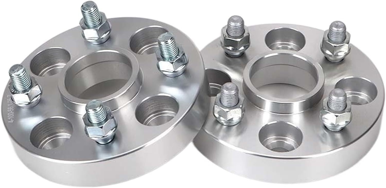 Radscheiben 2 stück PCD 4X100 Zentrum Loch 54,1mm Rad Geschmiedet Spacer Adapter Flansch Dichtung M12X 1,5 Für Kia K2 für Picanto für Ruiou Spurverbreiterungen(2pcs 50mm Silver) von WXSSH