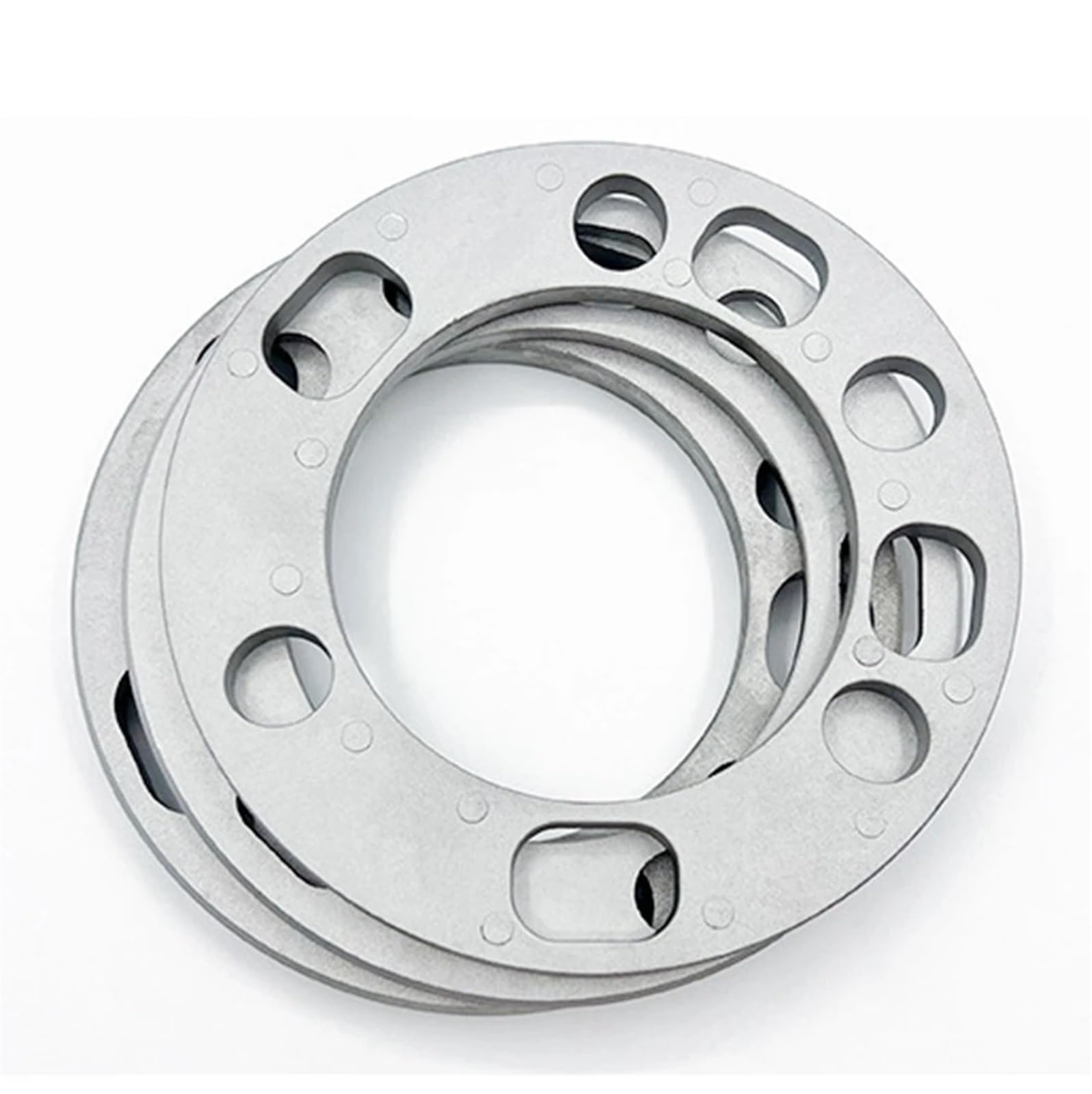 Radscheiben 4 Stück 6/8/10/12 mm Spurverbreiterungen aus Aluminiumlegierung, Distanzscheiben, Platte 5/6 für Bolzenräder 135 139,7 für Pickup für Lkw, Geländewagen(4pcs 12mm) von WXSSH
