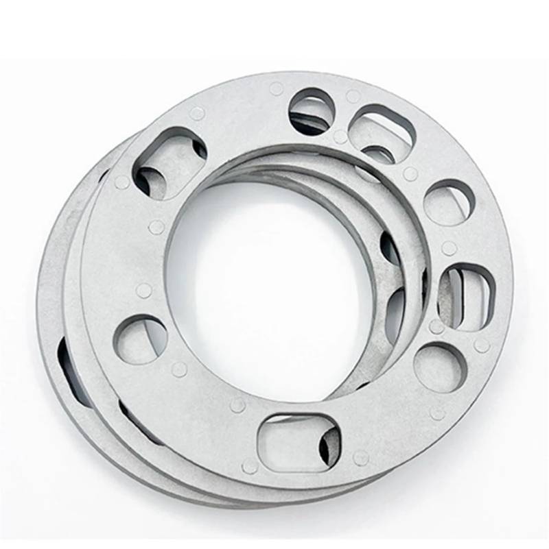 Radscheiben 4 Stück 6/8/10/12 mm Spurverbreiterungen aus Aluminiumlegierung, Distanzscheiben, Platte 5/6 für Bolzenräder 135 139,7 für Pickup für Lkw, Geländewagen(4pcs 6mm) von WXSSH