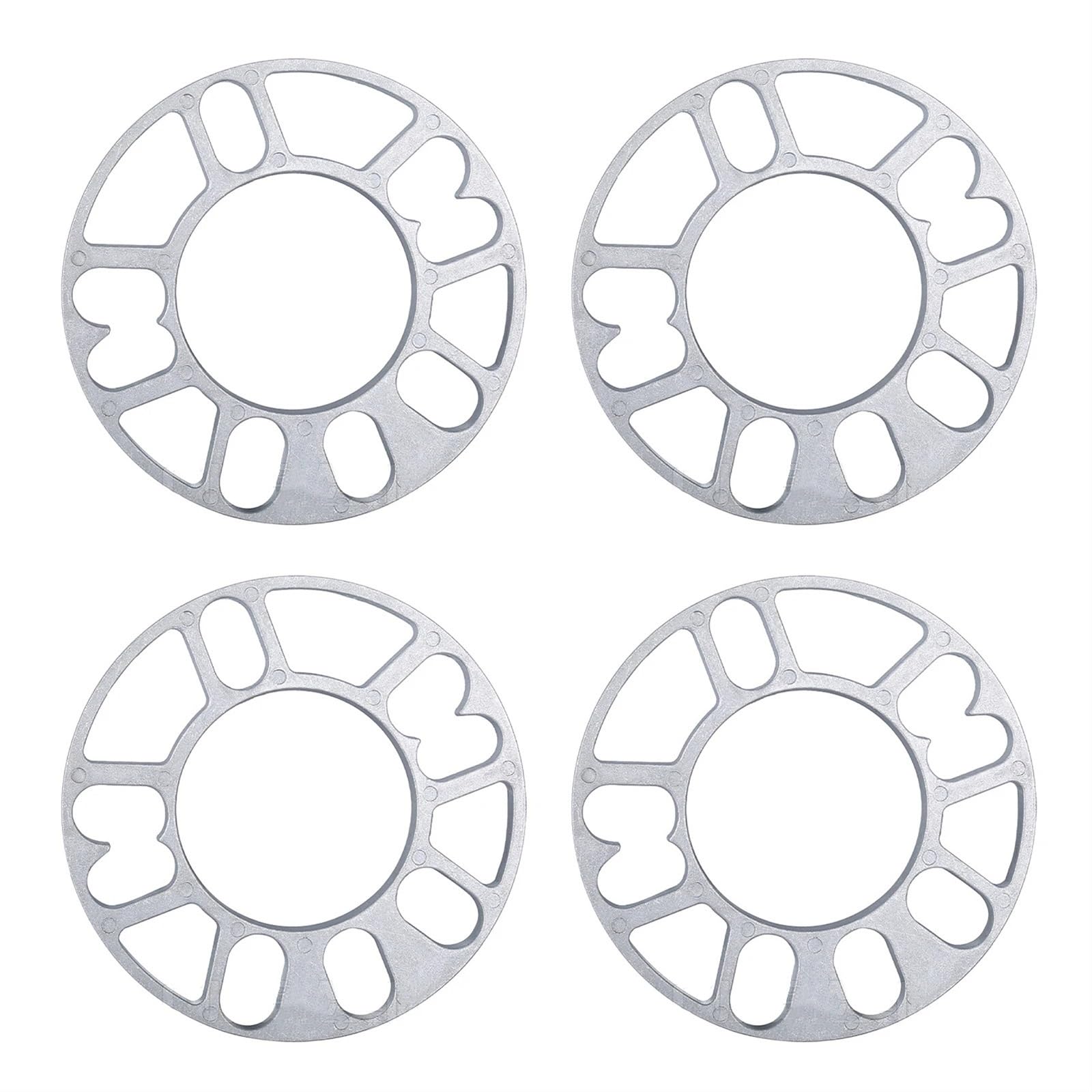 Radscheiben 4 stücke Universal Adapter Spurverbreiterungen 4 5 für Bolzen Platte Auto Modifizierte Spur 5mm 8mm 10mm für Dichtungen Hub ET Aluminium Legierung Verbreitert(10mm) von WXSSH