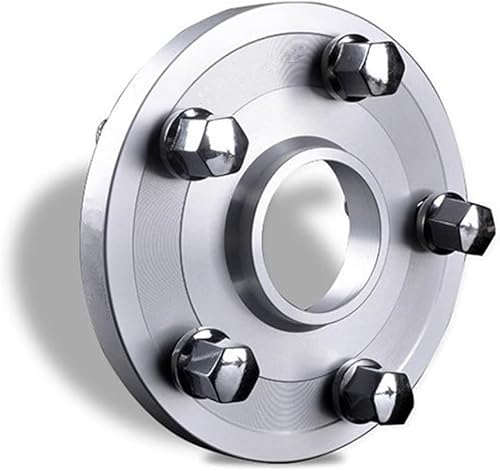 Radscheiben Für Alfa Für Romeo Für Stelvio Für Giulia 2 Stück (1 Paar) rad Spacer Adapter PCD 5x110 CB 65,1mm Spurverbreiterungen(Silver Adapter 15mm) von WXSSH