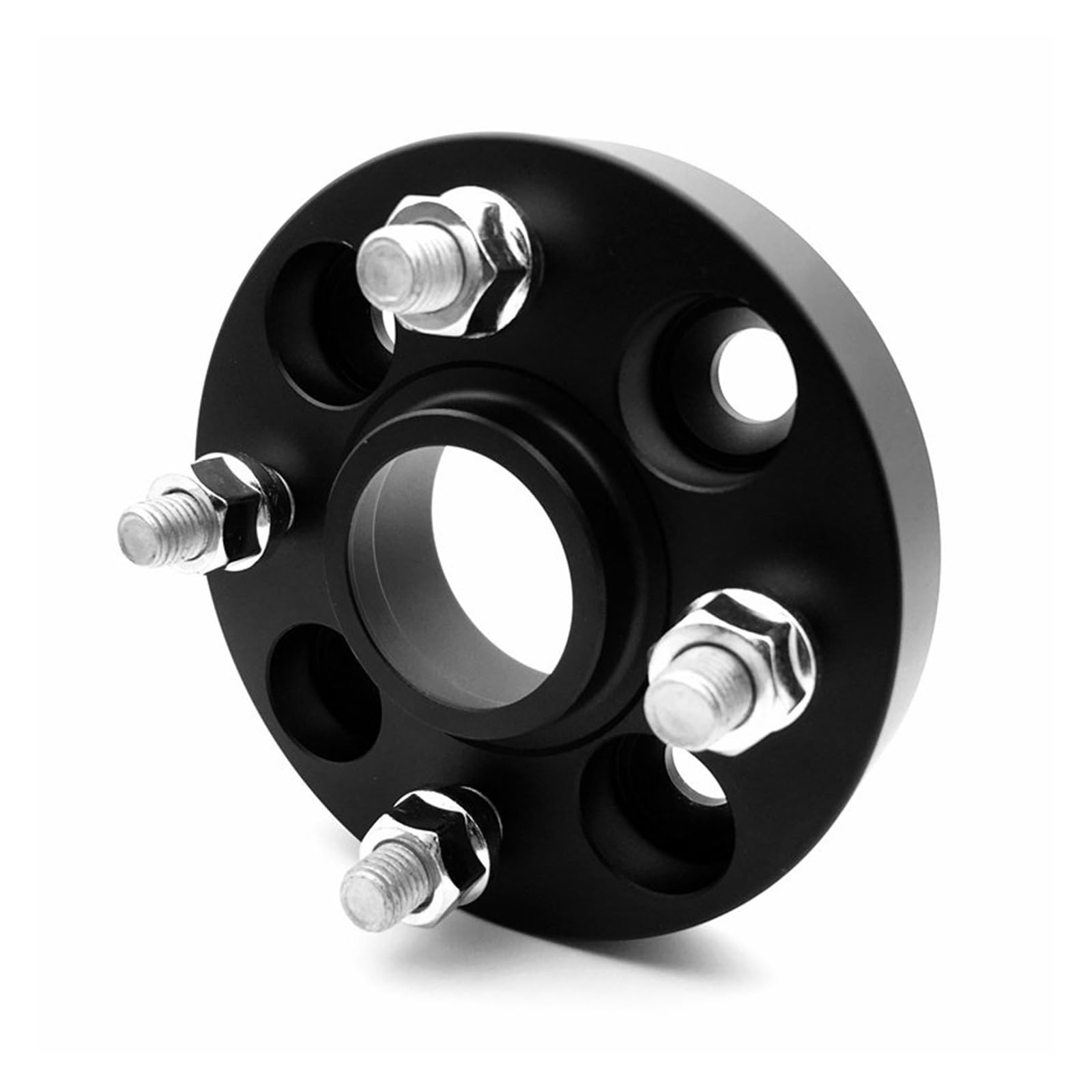 Radscheiben Geschmiedete Aluminiumlegierung, 2 Stück, Spurverbreiterungen, Adapter PCD 4x100 CB 60.1 für Renault für Clio für Captur für Megane Logan Wind(Schwarz,30mm 2PCS) von WXSSH