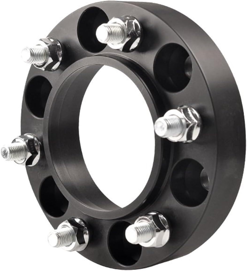 Radscheiben Spurverbreiterung Adapter PCD 6x139,7 CB 67,1mm Für Mitsubishi Für Pajero Geschmiedete Aluminiumlegierung 2 Stück (1 Paar) Spurverbreiterungen(2pc Black 30mm) von WXSSH
