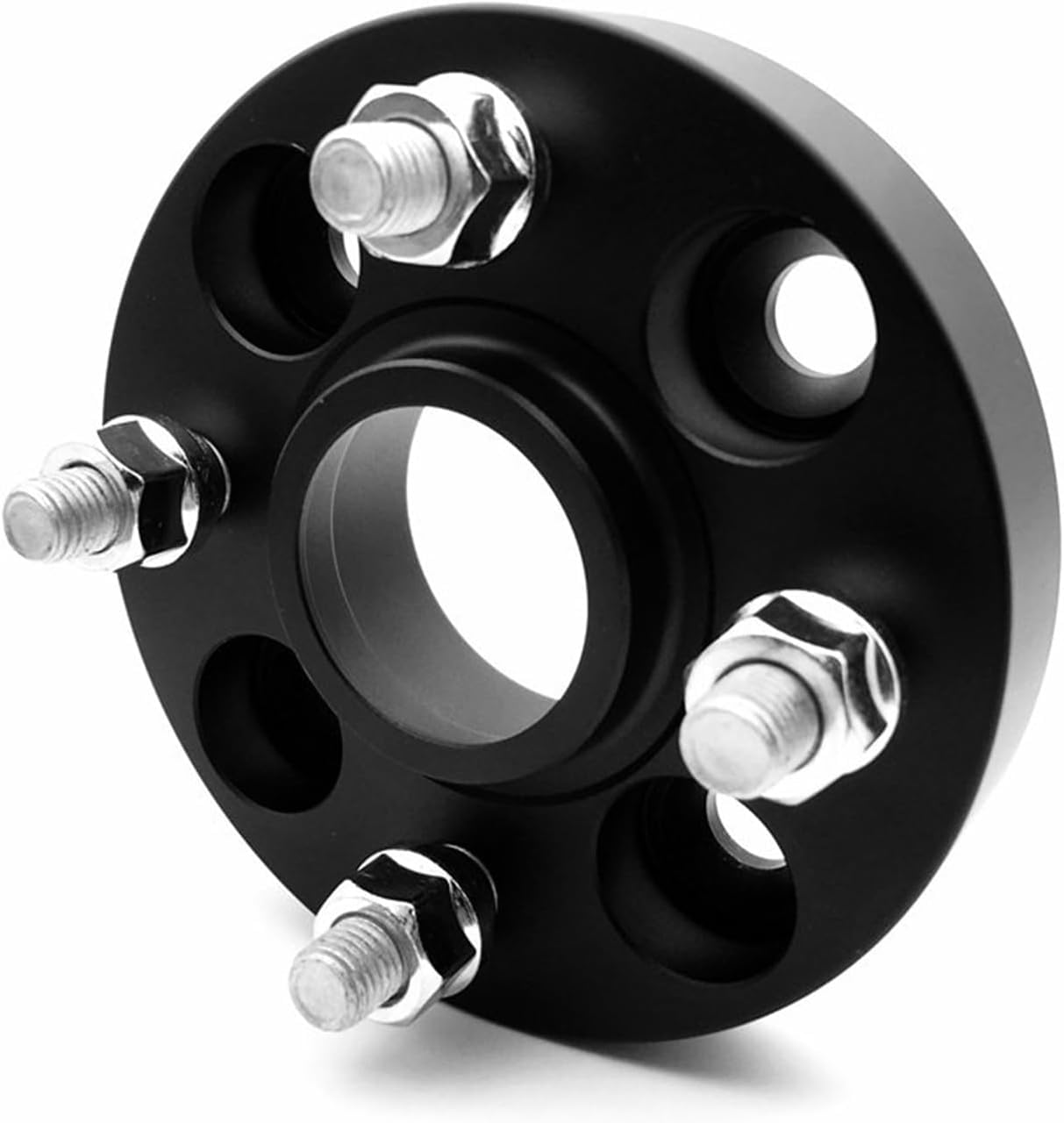 Radscheiben Spurverbreiterungen Adapter PCD 4x100 CB 57,1mm Für BMW Für E30 Geschmiedete Aluminium Legierung 2 Stück (1 Paar) Spurverbreiterungen(2pc Black-15mm) von WXSSH