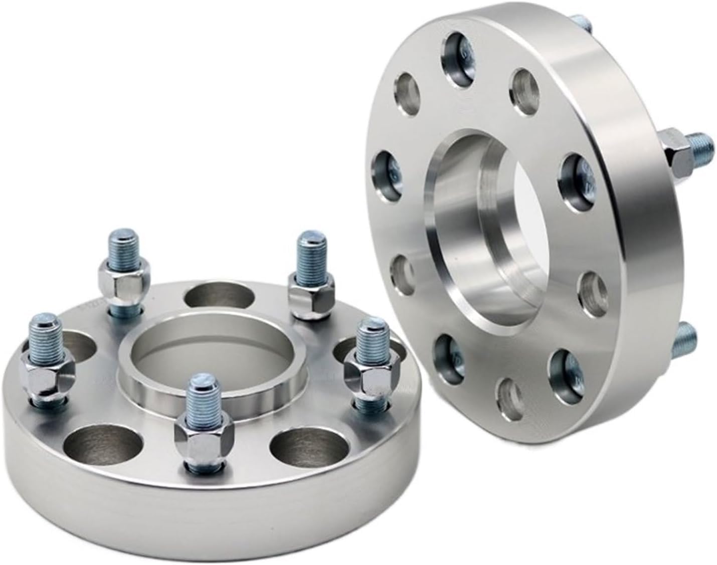 Radscheiben Spurverbreiterungen Für CT200 2 Stück 15/20/25/30/35/40/50mm PCD 5x100 CB 54,1mm Spurverbreiterung Adapter M12XP1.5 Spurverbreiterungen(2pcs 50mm Silver) von WXSSH