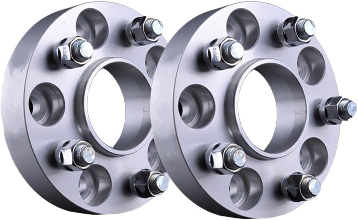 Radscheiben Spurverbreiterungen für Dodge, Challenger, für SRT, für Charger, für SRT, 2 Stück PCD 5x115 CB 71,5 mm M14x1,5 T6-6061 Spurverbreiterung Adapter(2pcs-35mm) von WXSSH