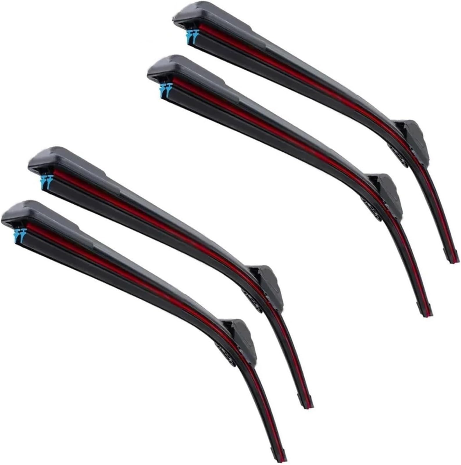 Scheibenwischer Auto Wischer Klingen Für Tesla Für Modell 3 Y Front Auto Zubehör Scheibenwischer(4PCS) von WXSSH