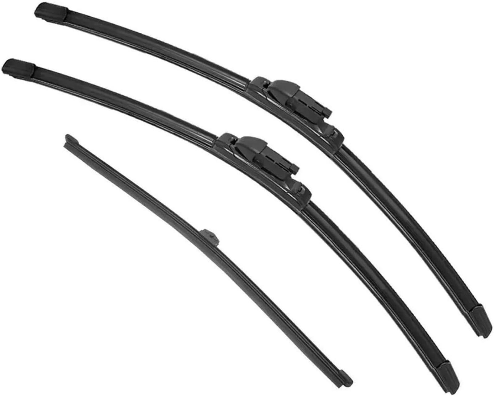 Scheibenwischer Doppelte Gummi-Auto-Wischerblätter für Q3 für Sportback Frontscheibenwischer(3PCS) von WXSSH