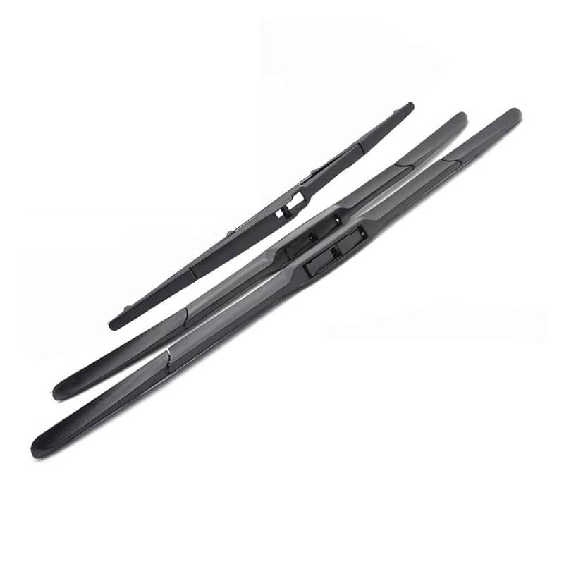 Scheibenwischer Scheibenwischerblätter-Set für vorne und hinten für Picanto SA MK1 2004,Windschutzscheiben-Fensterbürsten, 22Zoll+16Zoll+12Zoll von WXSSH