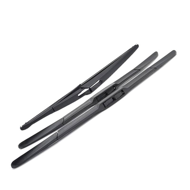 Scheibenwischer Wischerblätter für vorne und hinten, Set für Nissan für Qashqai J11 2013–2020, Windschutzscheiben-Fensterbürsten, 26Zoll + 17Zoll + 12Zoll von WXSSH