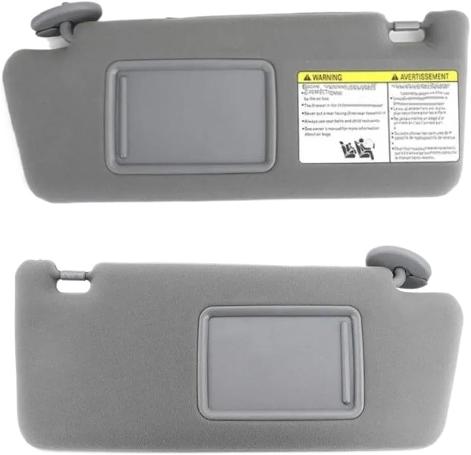 Sonnenblenden Auto Grau Sonnenblende Für Toyota Für Tacoma 2005-2012 Front Sonnenschirm(Left and Right) von WXSSH