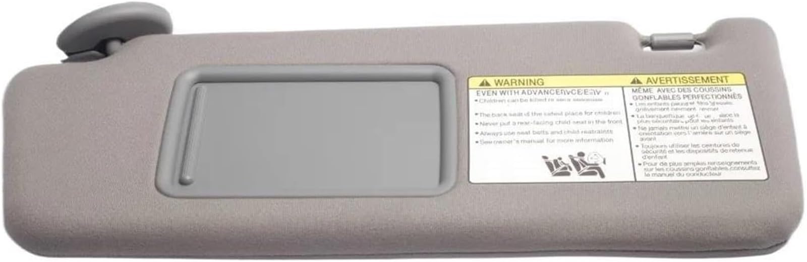 Sonnenblenden Beige Grau Links Rechts Sonnenblende Für Toyota Für Tacoma 2005-2012 Front Sonnenschirm(Grey Left) von WXSSH