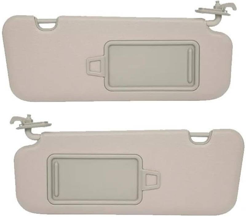 Sonnenblenden Für Hyundai Für Elantra AD 2016-2019 Sonnenschirm Sonnenschutz für Mit Kosmetik Spiegel(Beige Right) von WXSSH
