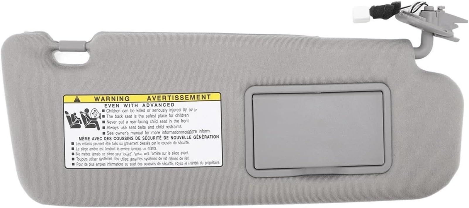 Sonnenblenden Für Hyundai Für Sonata 2006-2008 Sonnenblende für Mit Spiegel Front Sonnenschirm(Right) von WXSSH