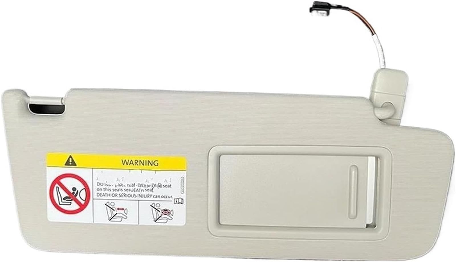 Sonnenblenden Für VW Für Golf 7 7.5 Für Passat B8 Für CC Für Jetta MK7 A7 Grau Make-Up Spiegel Front Sonnenschirm(Right) von WXSSH