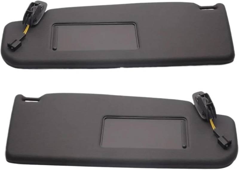 Sonnenblenden Schwarz Vorne Links Rechts Blind Sonnenblende für Mit Kabel Für VW Für Golf 4 Front Sonnenschirm von WXSSH