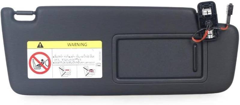 Sonnenblenden Sonnenschirm Für VW Für Golf 7 MK7 GTI Sonnenblende Panel für Mit Make-Up Spiegel(Right) von WXSSH