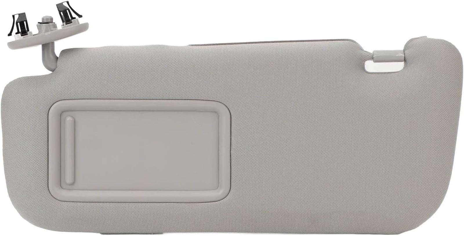 Sonnenblenden Stoff Grau Sonnenschutz Visier für Mit Make-Up Spiegel Für Toyota Für Corolla 2007-2013(Left) von WXSSH