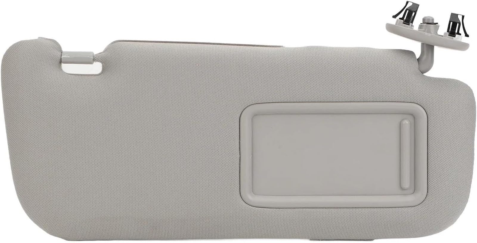 Sonnenblenden Stoff Grau Sonnenschutz Visier für Mit Make-Up Spiegel Für Toyota Für Corolla 2007-2013(Right) von WXSSH