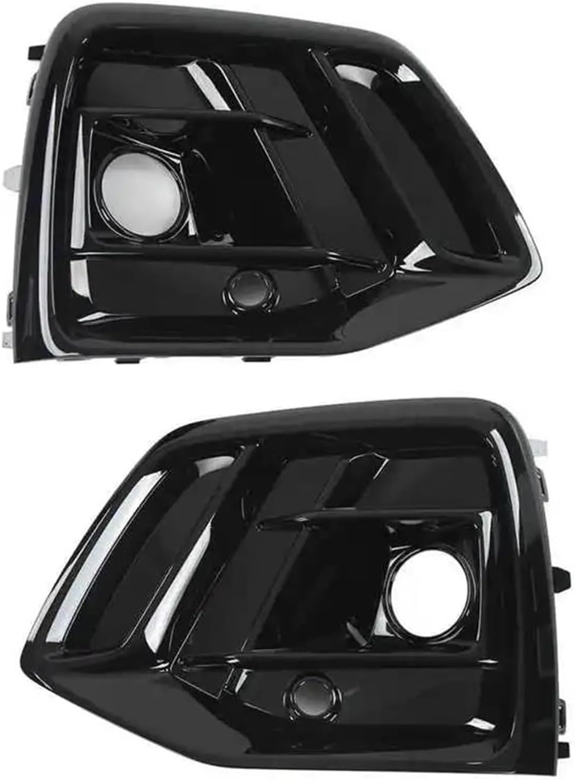 WXSSH Auto Nebelscheinwerfer Kühlergrill Nebelscheinwerferabdeckung, Auto, glänzend schwarz, für Q5 SQ5 80A Facelift 2021–2023 von WXSSH
