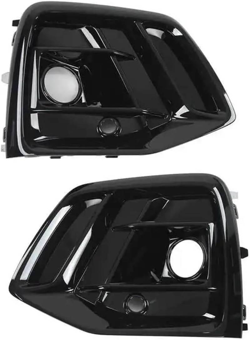 WXSSH Auto Nebelscheinwerfer Kühlergrill Nebelscheinwerferabdeckung, Auto, glänzend schwarz, für Q5 SQ5 80A Facelift 2021–2023 von WXSSH