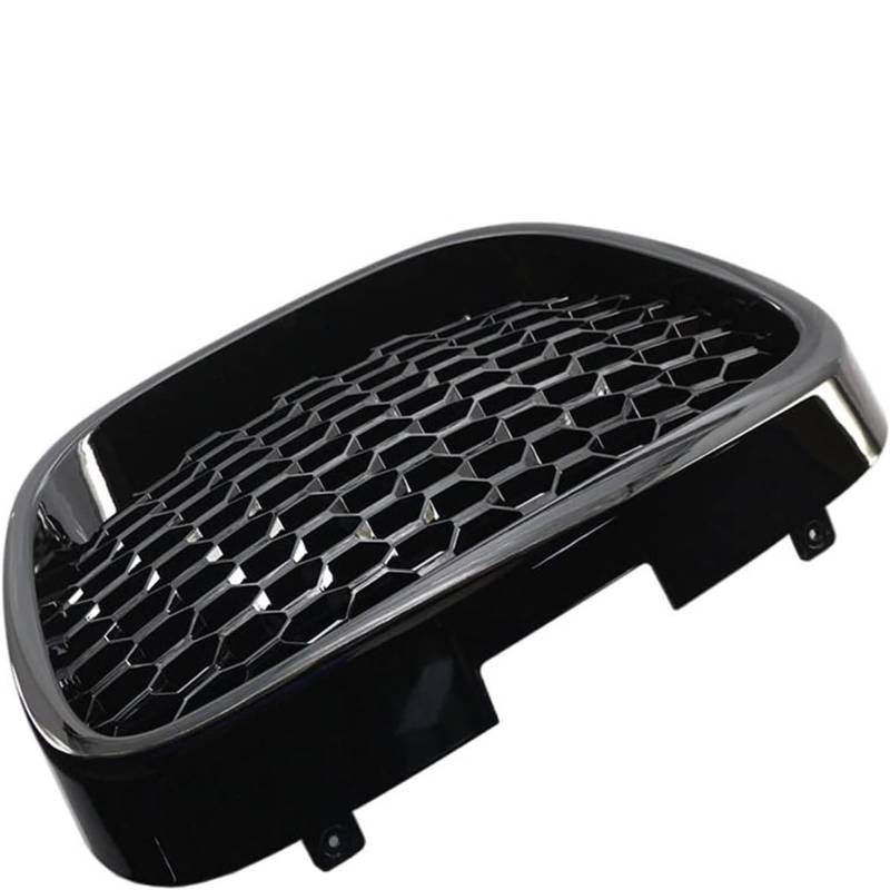 WXSSH Auto Nebelscheinwerfer Kühlergrill Nebelscheinwerfergrill Auto-Styling Front-Wabengrill Grille Black Racing Badgeless Mesh für Sportgrills für Seat von WXSSH