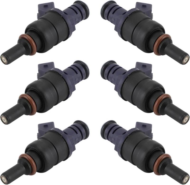 WXSSH Einspritzdüse 6Pcs Kraftstoff Injektoren 13641439800 Auto Teile für BMW X3 X5 330i 530i Z3 Z4 3,0 L von WXSSH