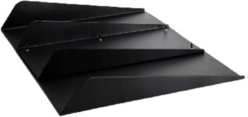 WXSSH Fahrzeugseitenspoiler Für BMW Auto Heckstoßstange Haifischflossen Diffusor Auto Spoiler Dekoration Fin 22 "X 21" von WXSSH