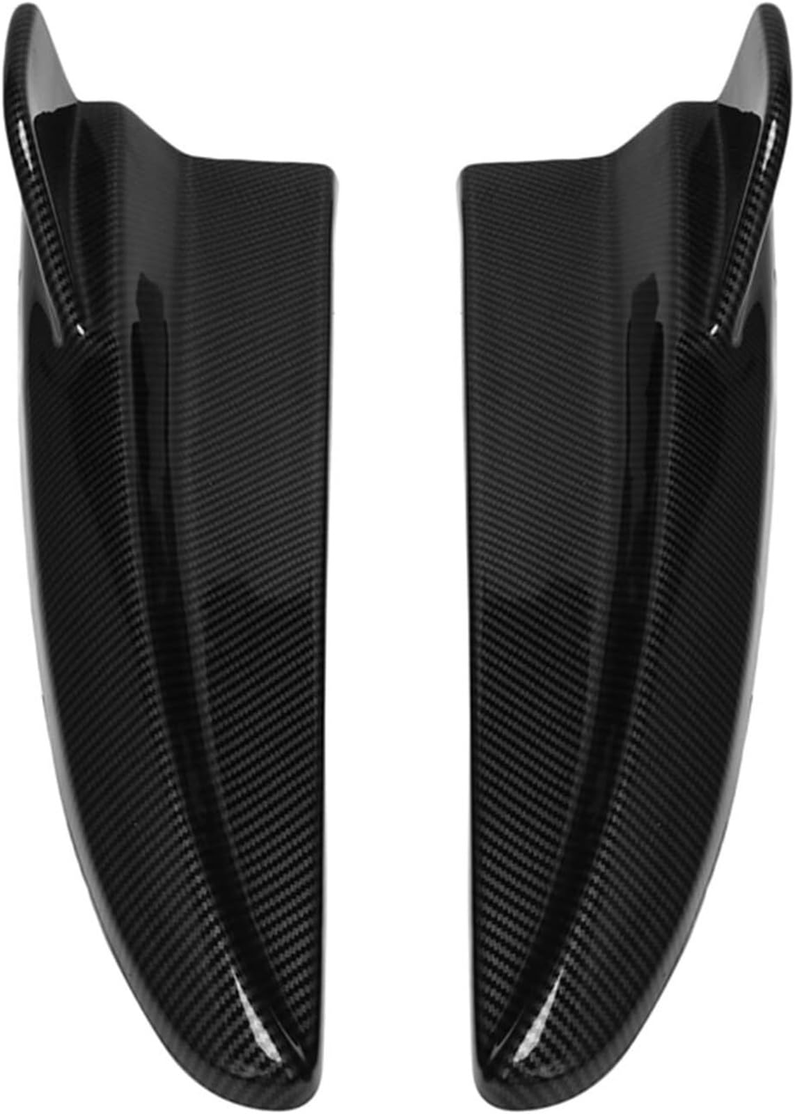 WXSSH Fahrzeugseitenspoiler Für Mercedes Für Benz C-Klasse W205 Auto Hintere Stoßstange Lip Diffusor Splitter Spoiler(Carbon Fiber Pattern) von WXSSH