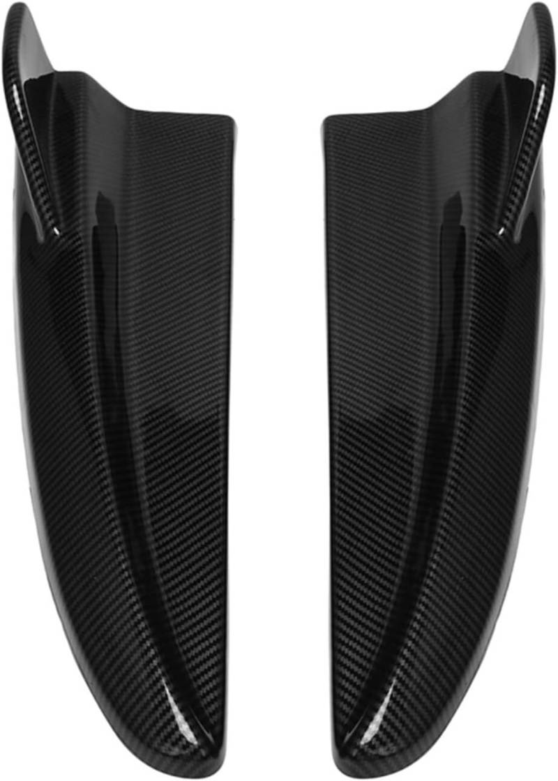 WXSSH Fahrzeugseitenspoiler Für Mercedes Für Benz C-Klasse W205 Auto Hintere Stoßstange Lip Diffusor Splitter Spoiler(Carbon Fiber Pattern) von WXSSH