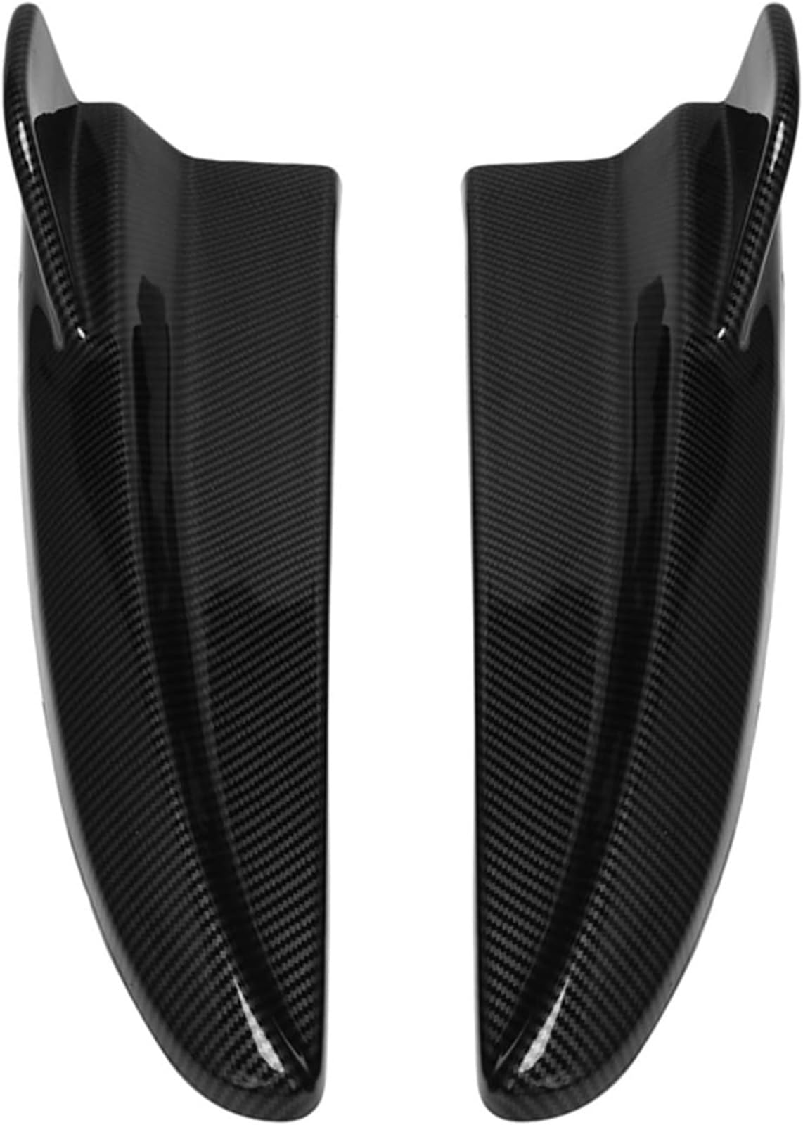 WXSSH Fahrzeugseitenspoiler Für Mercedes Für Benz C-Klasse W205 Auto Hintere Stoßstange Lip Diffusor Splitter Spoiler(Carbon Fiber Pattern) von WXSSH