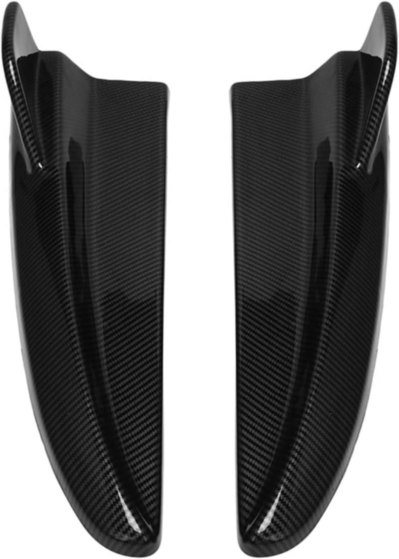 WXSSH Fahrzeugseitenspoiler Für Mercedes Für Benz C-Klasse W205 Auto Hintere Stoßstange Lip Diffusor Splitter Spoiler(Carbon Fiber Pattern) von WXSSH