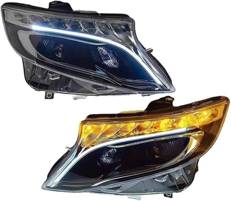 WXSSH Fernlicht 1 paar Auto Front Lichter Für Benz Für Vito W447 2016-2022 Scheinwerfer von WXSSH