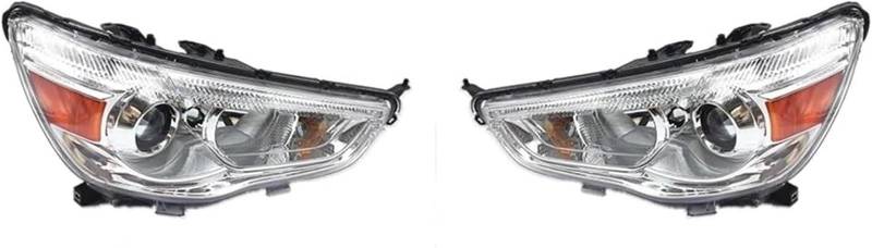 WXSSH Fernlicht 2Pcs Auto Scheinwerfer Montage Für Mitsubishi ASX 2013-2018 Kopf Licht(For Halogen) von WXSSH