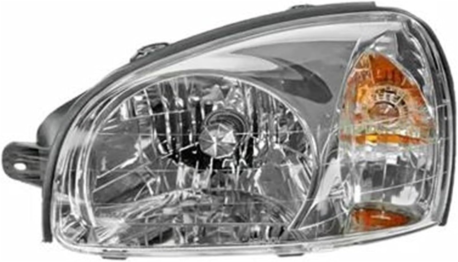 WXSSH Fernlicht Auto Front Scheinwerfer Für Hyundai Für Santa Fe 2003-2006 HY2502134 HY2503134(Left) von WXSSH