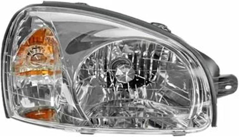 WXSSH Fernlicht Auto Front Scheinwerfer Für Hyundai Für Santa Fe 2003-2006 HY2502134 HY2503134(Right) von WXSSH