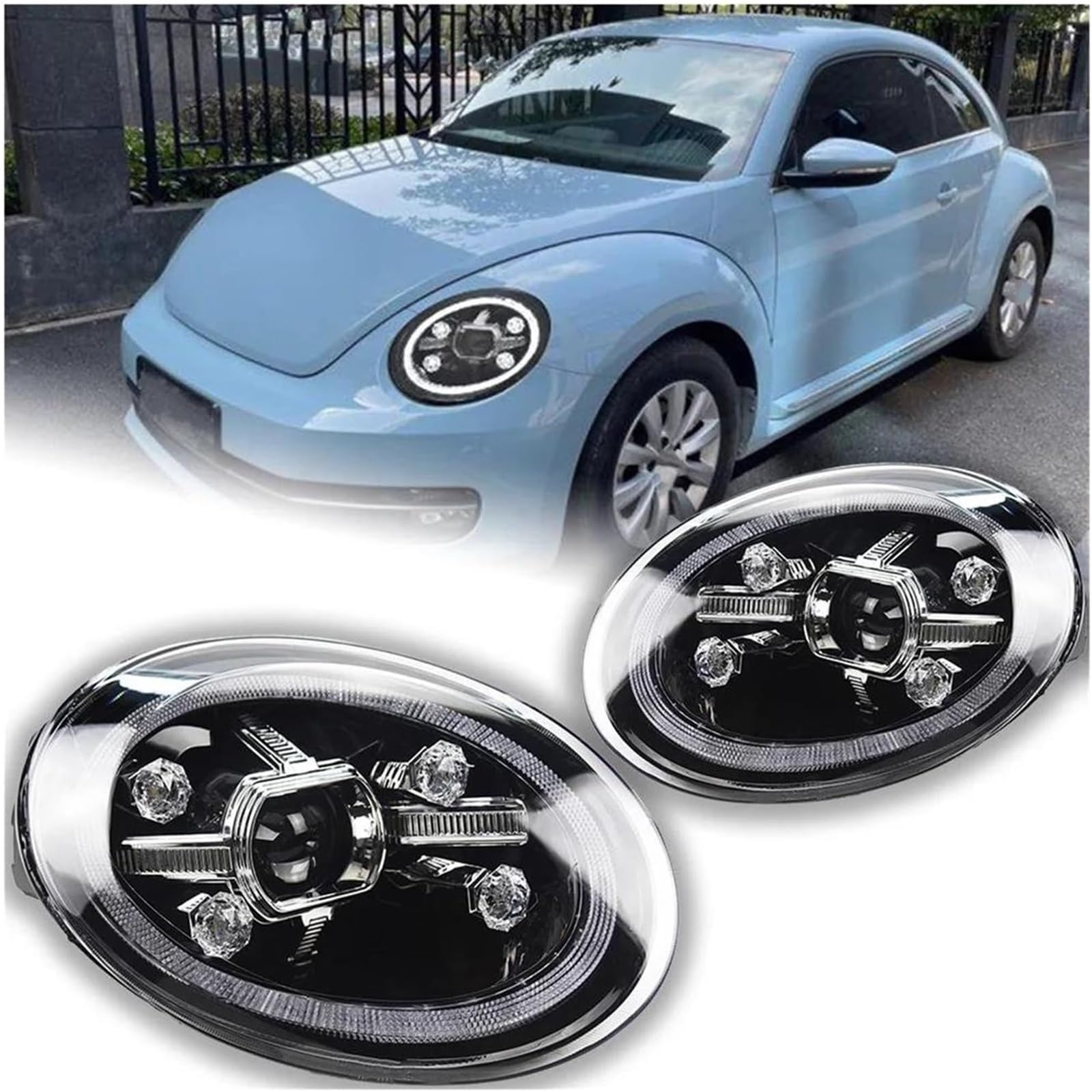 WXSSH Fernlicht Auto Kopf Lampe für vw für käfer 2013-2020 Scheinwerfer Scheinwerfer DRL Kopf Lampe WXSSH Fernlicht Auto Kopf Lampe für vw für käfer 2013-2020 Scheinwerfer Scheinwerfer DRL Kopf Lampe von WXSSH