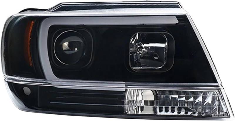WXSSH Fernlicht Auto Scheinwerfer Für Jeep Für Grand für Cherokee 1999-2004 Tagfahrlicht von WXSSH