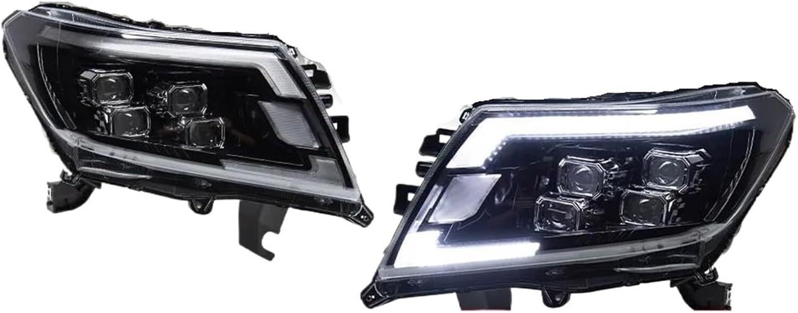 WXSSH Fernlicht Autolichter Scheinwerfer für Nissan für Navara NP300 2014-2021 (für Halogen) von WXSSH
