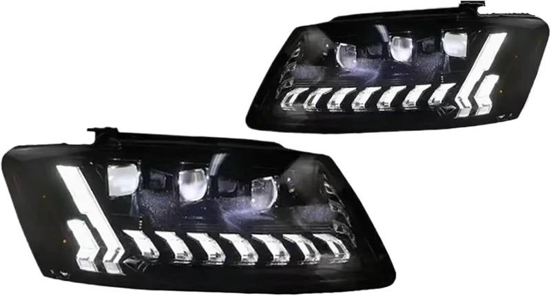 WXSSH Fernlicht Autoscheinwerfer für Q5 2009-2018 Scheinwerfer Siginal DRL-Kopflampe von WXSSH