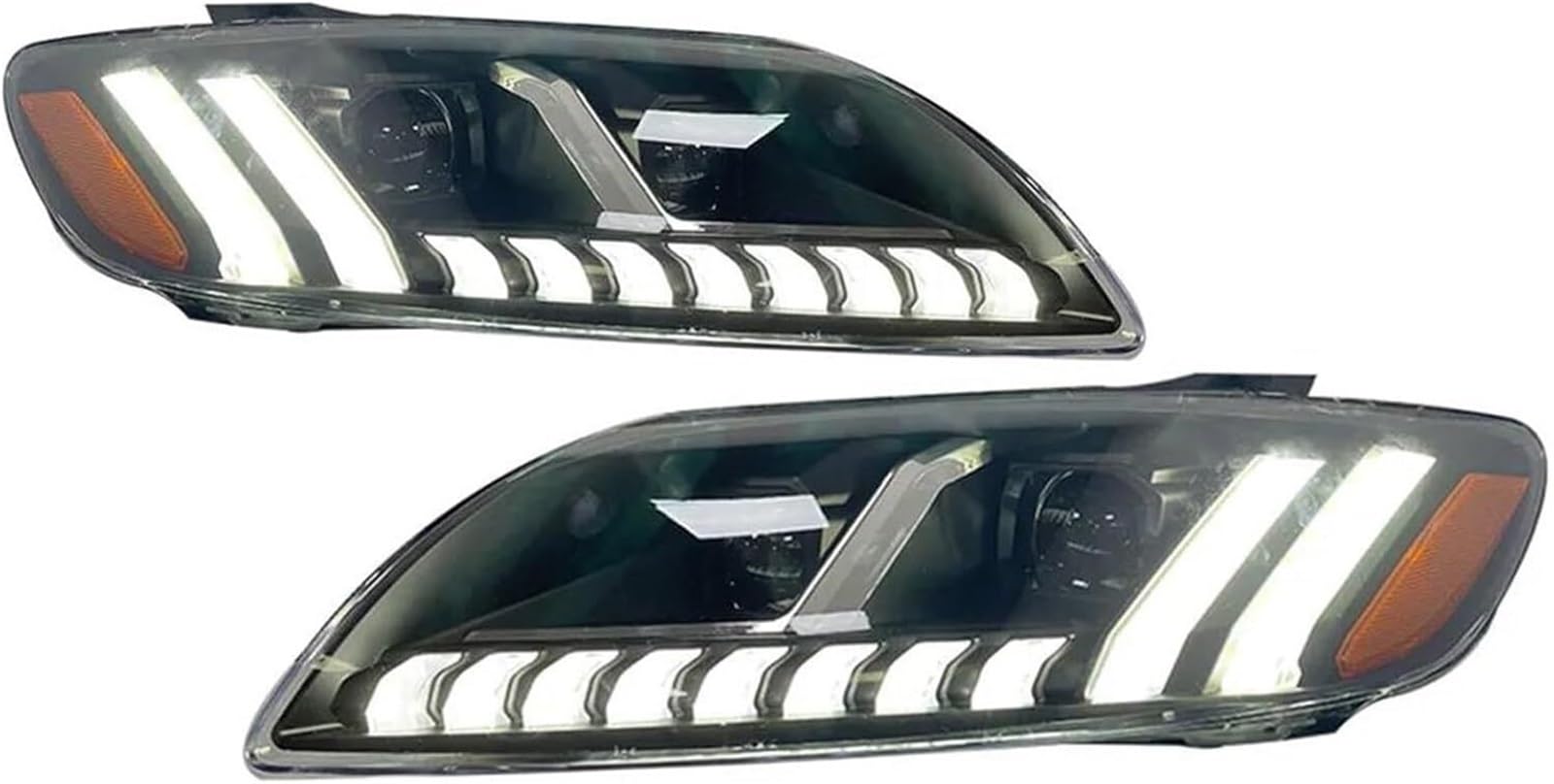 WXSSH Fernlicht Scheinwerfer Für Q7 2006-2015 Alle DRL Drehen für Signal Lampe Scheinwerfer(Original No AFS) von WXSSH