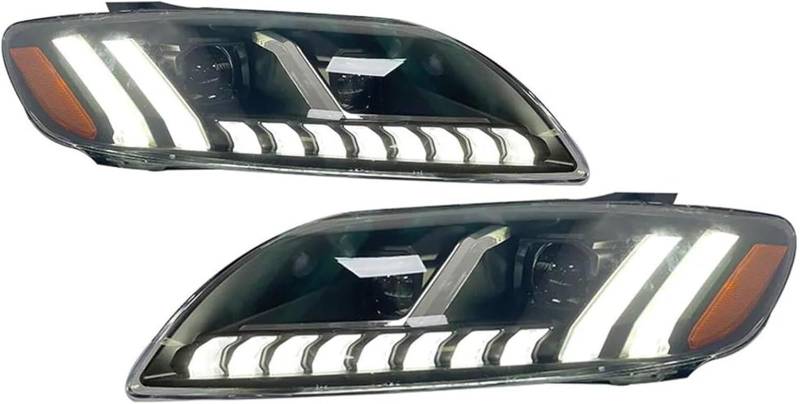 WXSSH Fernlicht Scheinwerfer Für Q7 2006-2015 Alle DRL Drehen für Signal Lampe Scheinwerfer(Original No AFS) von WXSSH