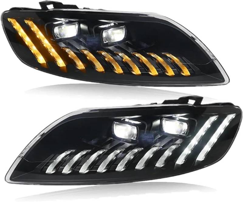 WXSSH Fernlicht Scheinwerfer Für Q7 2006-2015 Alle DRL Drehen für Signal Lampe Scheinwerfer(Original No AFS) von WXSSH
