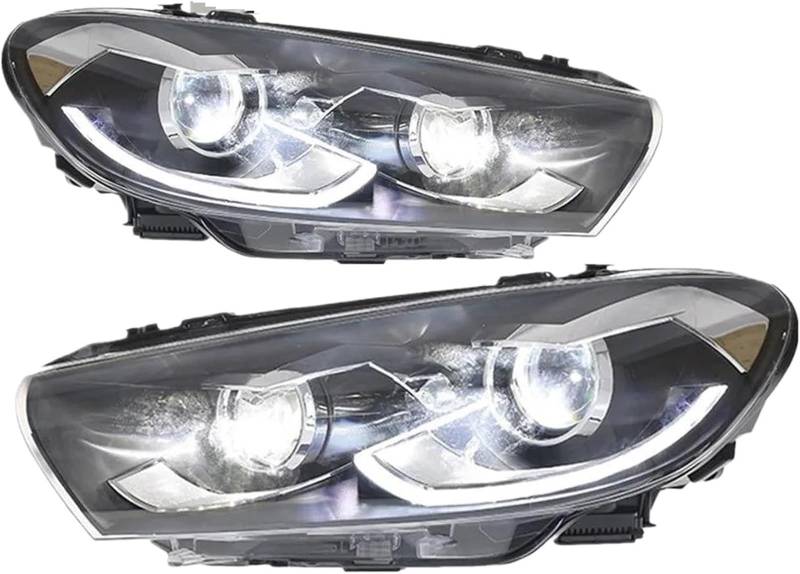 WXSSH Fernlicht Scheinwerfer Montage Für VW Für Scirocco 2009-2015 Auto Front Lichter(For Halogen) von WXSSH